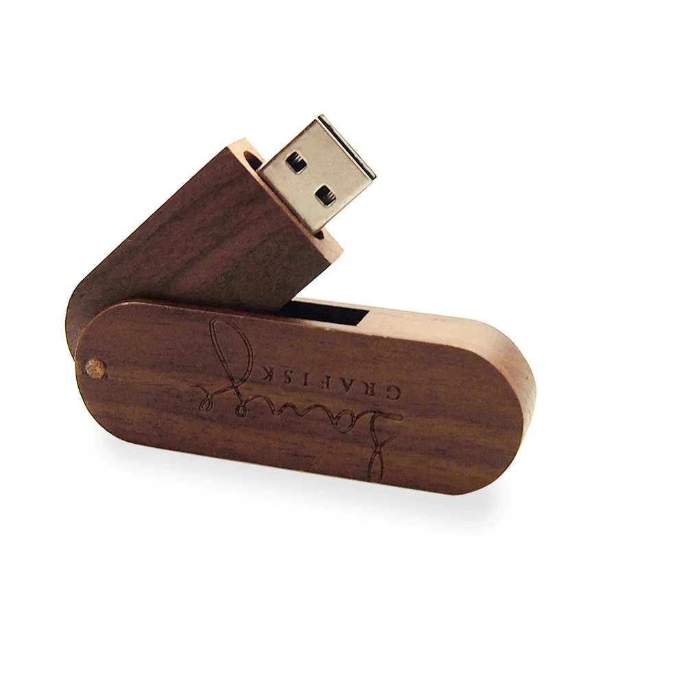 Вращающийся деревянный usb флеш накопитель флешка 4 ГБ 8 16 32 usb2.0 карта памяти