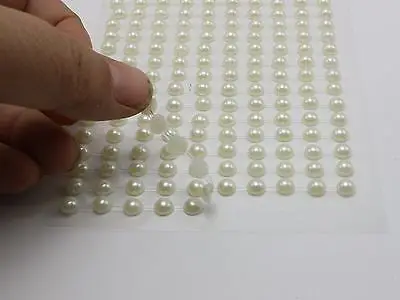 3 листа 200 шт слоновой кости в полоску самоклеящиеся акриловые наклейки форме