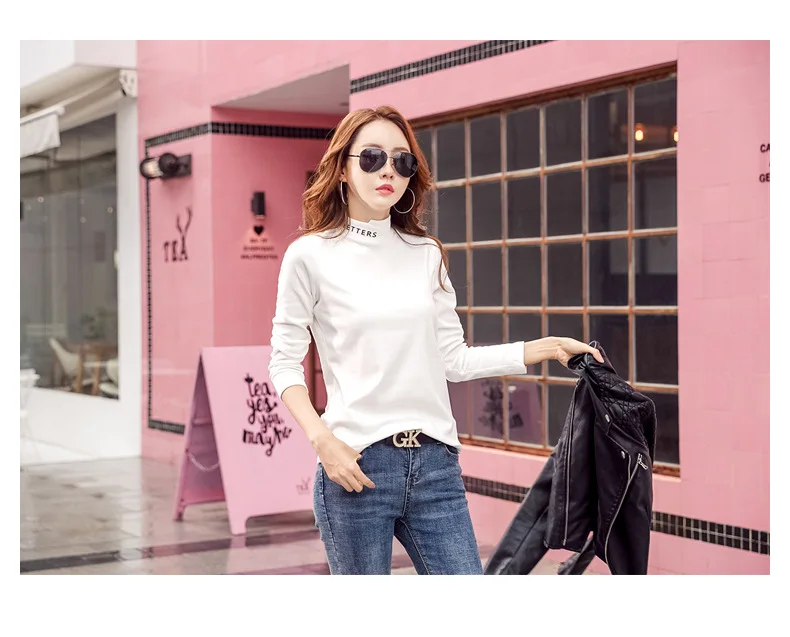 BOBOKATEER футболка с длинным рукавом женская футболка модная футболка femme haut poleras de mujer moda размера плюс футболка Женские топы