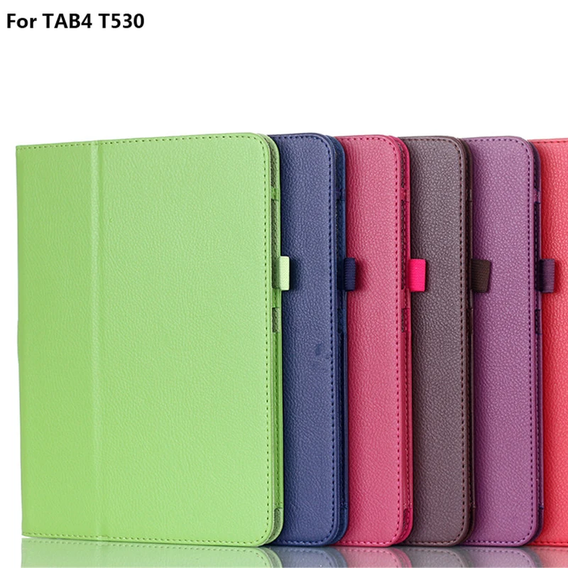 Чехол подставка из искусственной кожи для Samsung Galaxy Tab 4 10 1 T530 T531 T535|Чехлы планшетов