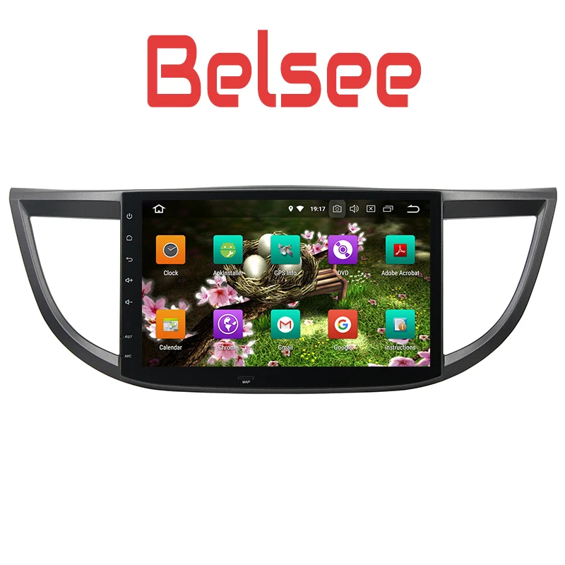 Belsee 2Din android 8 0 Автомагнитола Радио сенсорный экран стерео навигации gps для Honda CRV CR V
