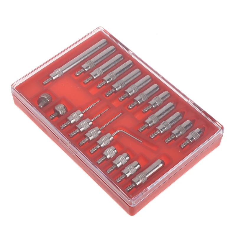 

22Pcs Steel Dial Indicator Point Set 4-48 Thread Tip For Dial & Test Indicators