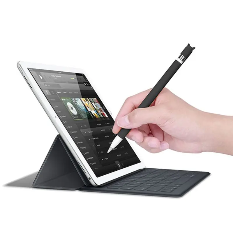 Силиконовый чехол с кошачьими ушками защитой от прокрутки 1 комплект | Компьютеры