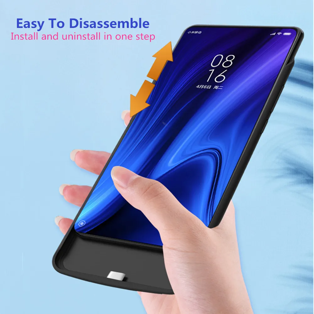 6500 мАч батарея резервного питания чехол для Redmi K20 Pro портативное Внешнее зарядное