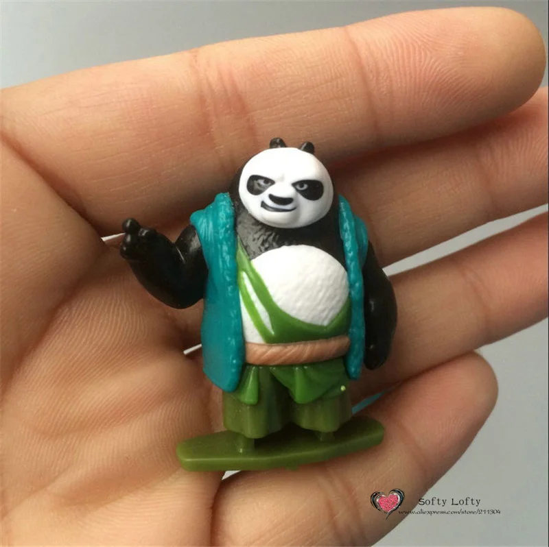 Бесплатная доставка 1 шт. панда папа ПВХ игрушки суккулент растение торт