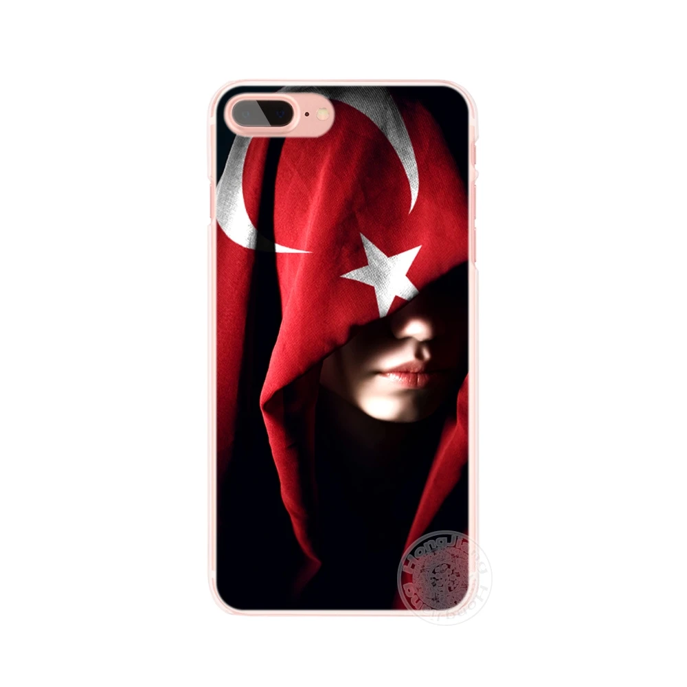 HAMEINUO Чехол для мобильного телефона с турецким флагом iphone 4 4s 5 5s SE 5c 6 6s 7 8 X plus|case for