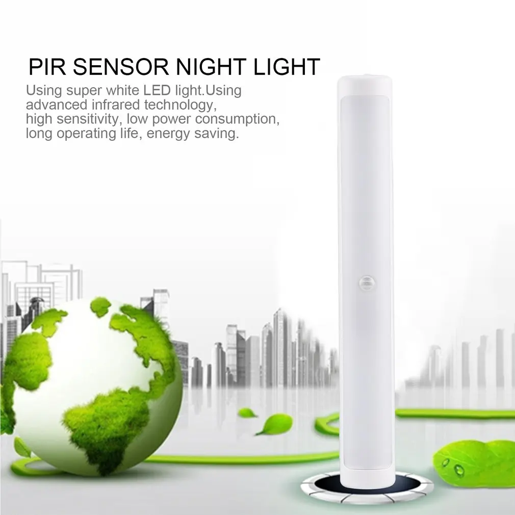 ICOCO 1pcs PIR Sensor Human Body Sensing LED Night Light Bar Support Auto Detection Function within 3-5m Drop Shipping Sale | Лампы и