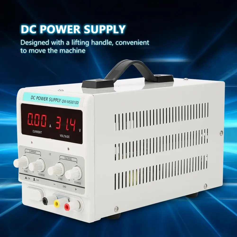 30V 10A переменной Регулируемый Цифровой DC Питание точность регулируемые 110 V/220 V