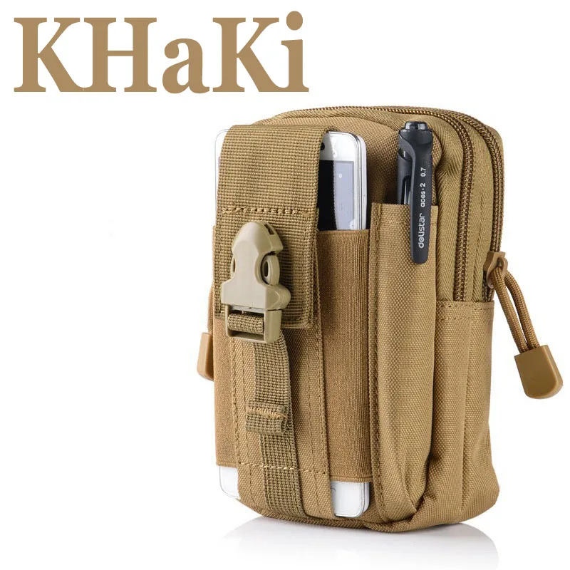 Khaki Molle спортивный поясной пакет кошелек сумка для мобильного телефона для Blackview BV9500/BV 9500 откидной Чехол для мобильного телефона - Цвет: Khaki