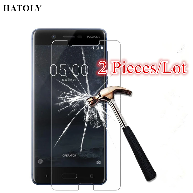 Закаленное стекло для Nokia 5 Защита экрана защитное HD тонкая пленка HATOLY 2