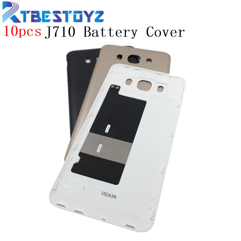 

RTBESTOYZ 5,5 ''10 шт./лот Корпус задняя крышка батарейный отсек запасные части для Samsung Galaxy J7 2016 версия J710 J710F