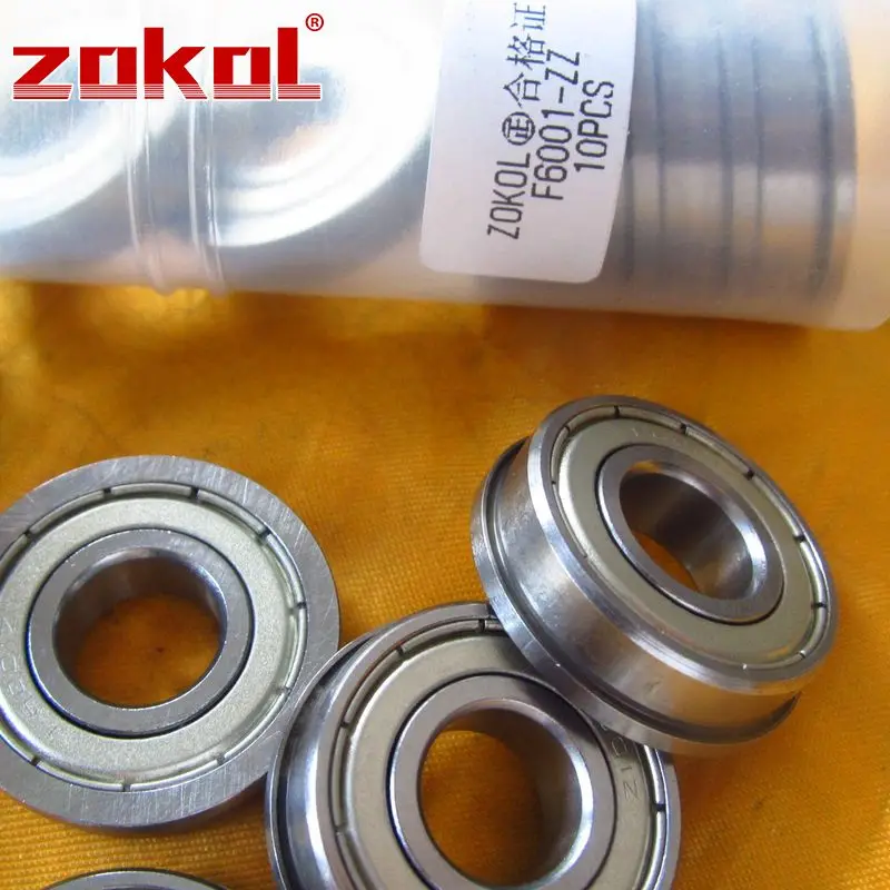 Фланцевый подшипник ZOKOL F6001 F6002 F6003 F6004 F6005 F6006 ZZ RS радиальный шарикоподшипник |