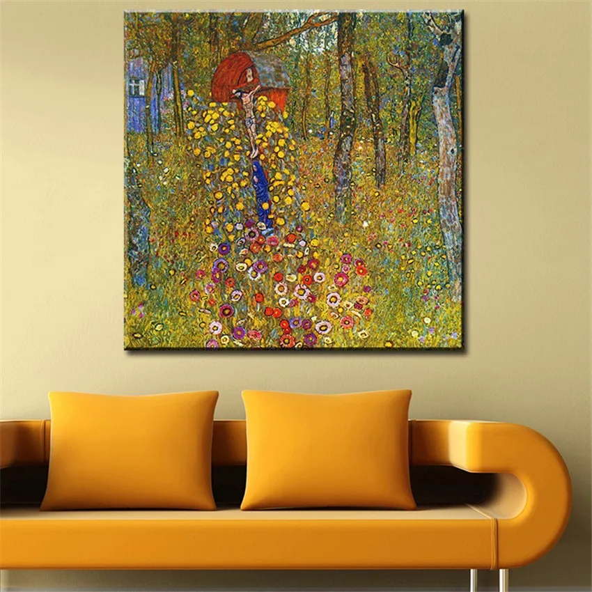 Оригинальная Настенная картина gustav klimt Malerei Fliesen настенная живопись для маслом
