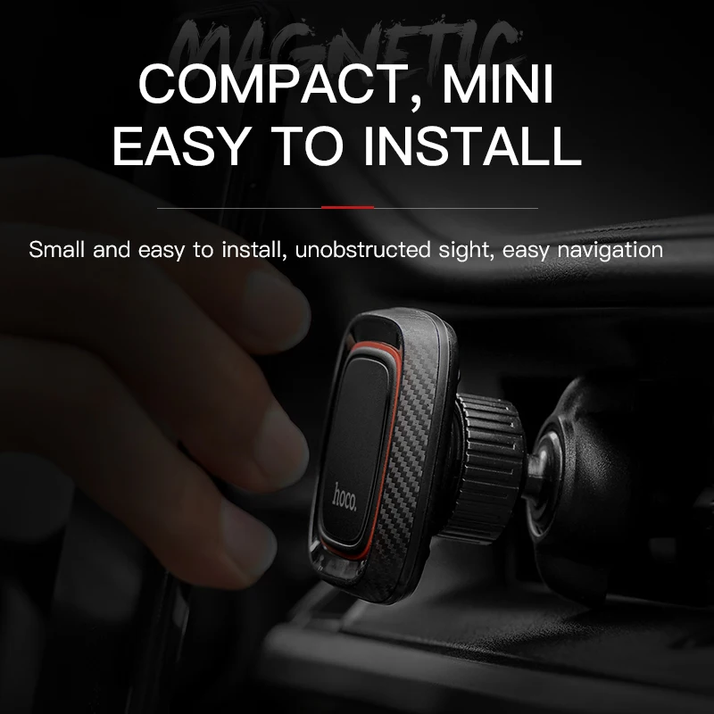 hoco magnetic car cell phone holder magnet stand air vent outlet mount 360 degree gps smartphone support for iphone samsung free global shipping