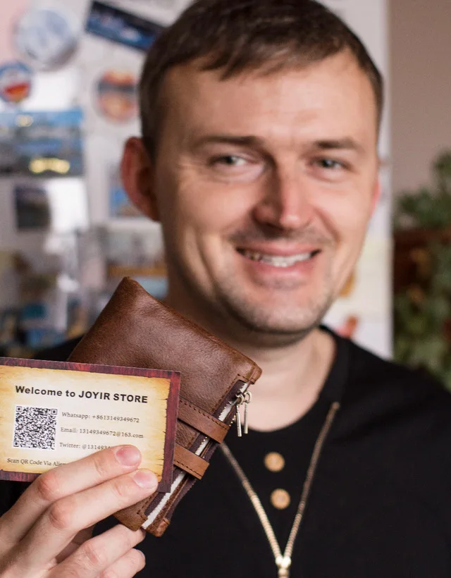 JOYIR мужской кошелек из натуральной кожи портмоне мужские кошельки RFID держатель для карт мужской кошелек маленькие кошельки для мужчин Portomonee