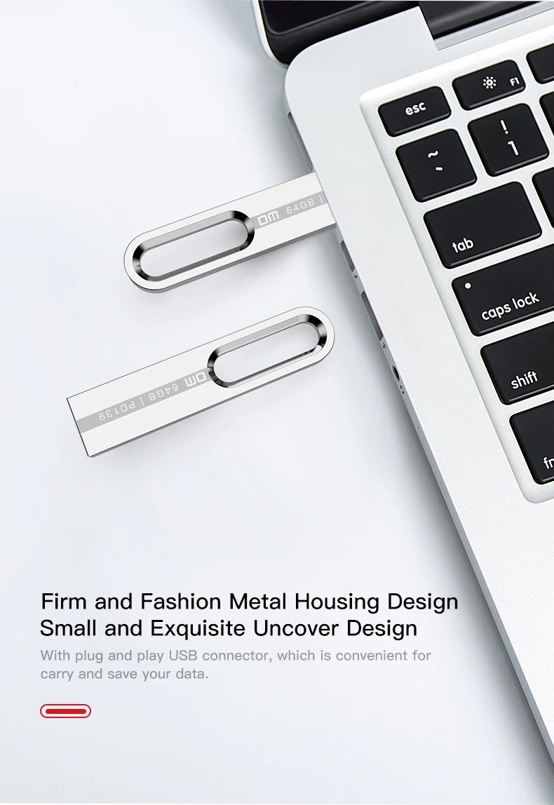 DM USB флеш-накопитель металлический флеш-накопитель 64 ГБ 32 ГБ 16 ГБ 8 ГБ PD139 Водонепроницаемая usb-флешка флеш-накопитель USB диск
