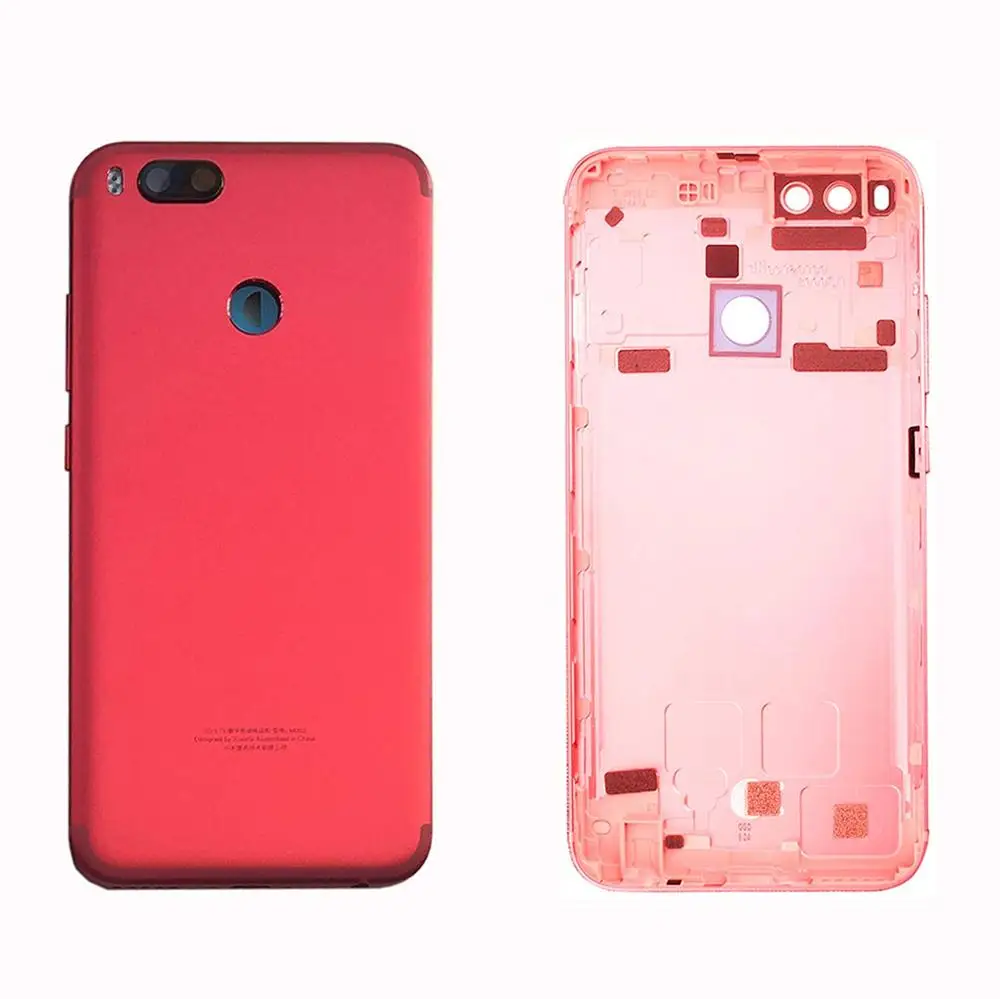 Red-Back Cover Mi ddle рамка для Xiaomi mi 5X передняя рамка Задняя крышка батареи Корпус для mi A1 mi 5X mi A1 - Цвет: Red-Back Cover