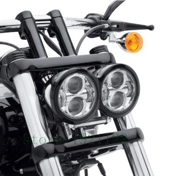 Новинка для Harley Motos светодиодный налобный фонарь 5 &quotкруглый Dyna Fat Bob FXDF CVO FXDFS