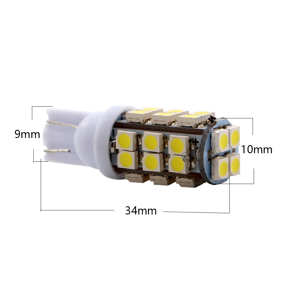 YM E Bright 10 шт. T10 1210 28 SMD 194 168 W5W 24V светодиодный светильник габаритный фонарь парковки