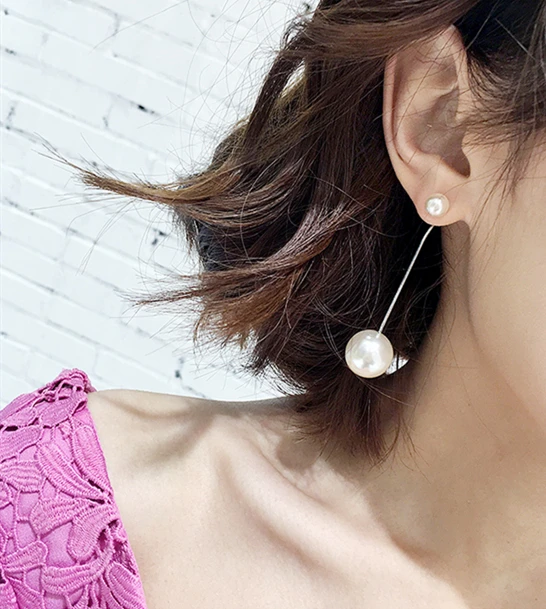 Корейские Новые популярные серьги с металлической цепочкой и кисточкой