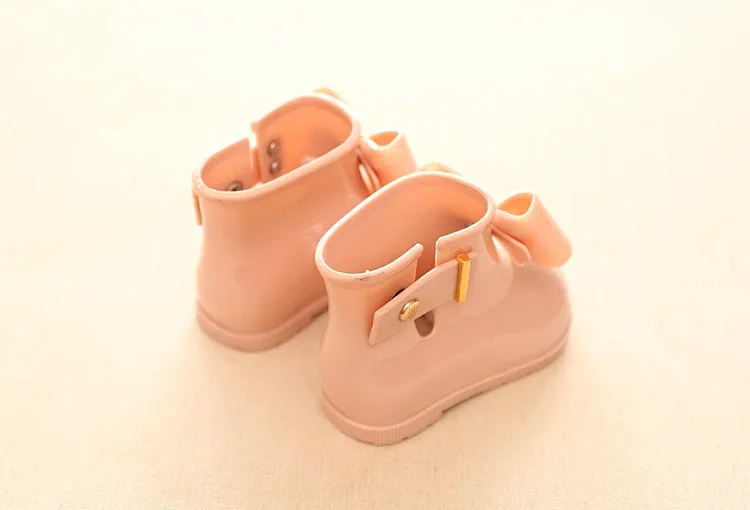 CCTWINS KIDS/Коллекция года; сезон весна-лето; детская обувь из ПВХ для маленьких девочек; резиновые сапоги с бантом для мальчиков; Детские брендовые водонепроницаемые ботинки; C1095
