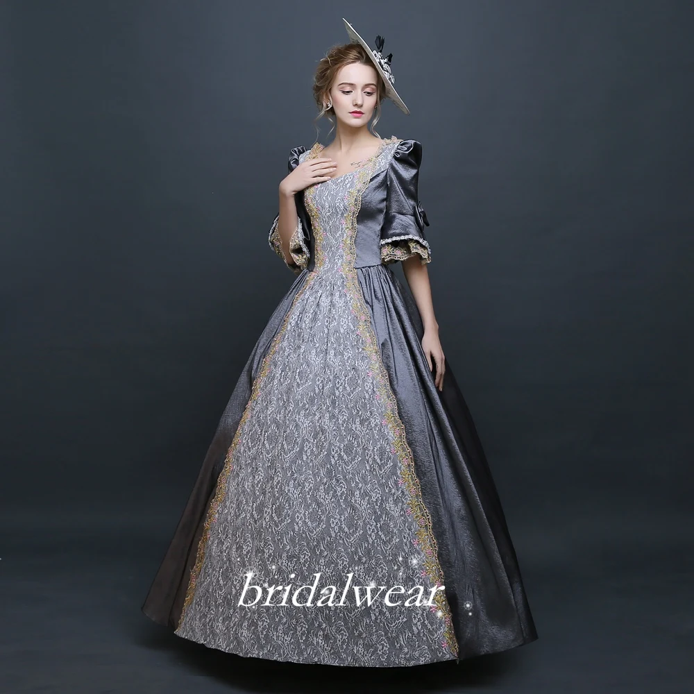 18th Century Royal Court Retro Vintage Clothing Formal Gowns With Sweet-Heart Prom Rococo Victorian |