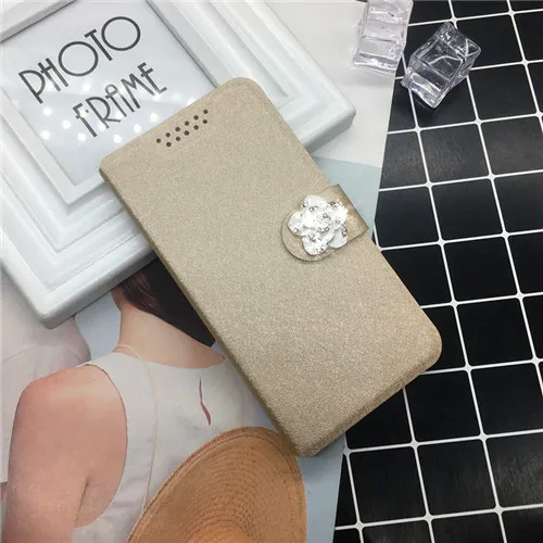 TGold Camellia Винтажный чехол из искусственной кожи для huawei Y5 II Y5II 2 Honor 5A LYO-L21 CUN-U29 Роскошный кошелек с откидной крышкой для телефона - Цвет: TGold Camellia