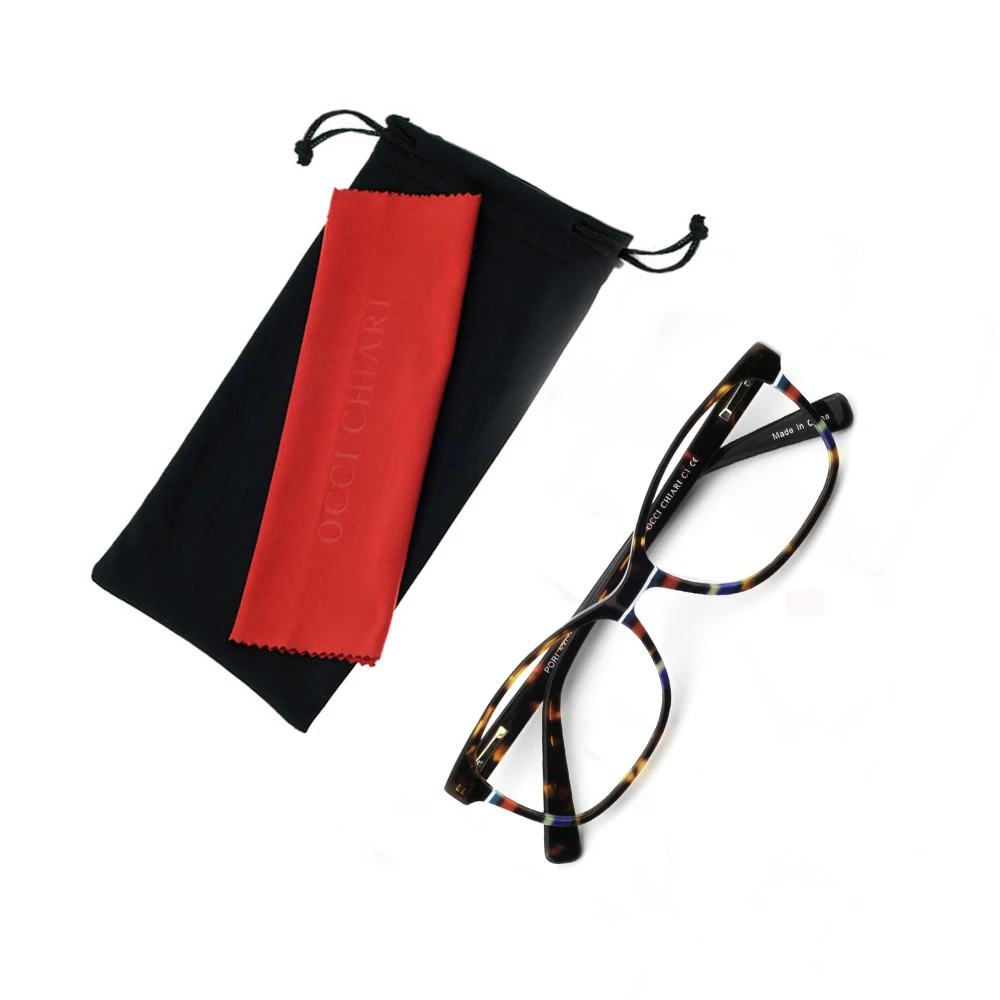 

OCCI CHIARI 2018 Fashion Brand Computer Anti-blue Light Women Myopia Glasses Navy Clear Optical Frames Eyewear Eyeglasses PORI