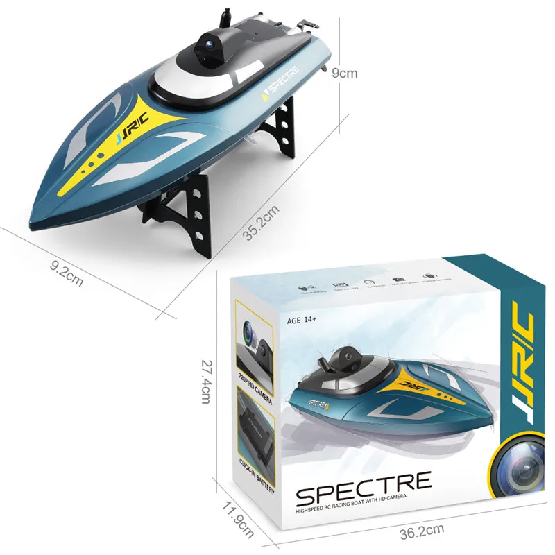 В наличии! JJRC S4 призрак 2 4 г 25 км/ч RC лодка 720P HD Камера WI FI FPV приложение Управление