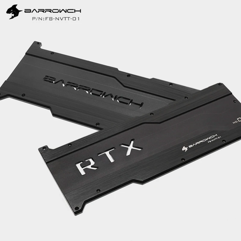 FB NVTT 01 Barrowch открытая серия RTX 2080Ti GPU полное покрытие алюминиевый сплав Задняя