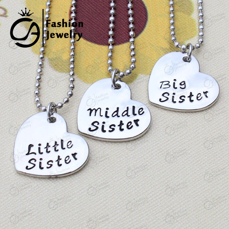 Ожерелье большого сечения средняя сестра маленькая сестренка подходящая к ней