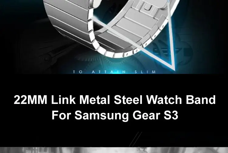 Для samsung galaxy watch gear S3 Металлический Стальной ремешок 22 мм Ремешки для наручных часов huawei Watch 2 Pro ремешок для часов Huami Amazfit