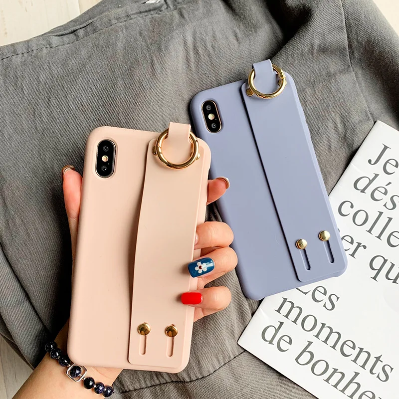 Однотонные силиконовые чехлы для iphone XR X XS Max 6S 7 8 Plus милый Простой Модный чехол