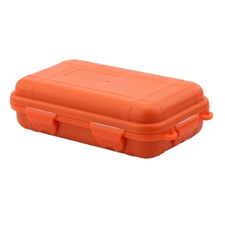 Orange Уличная коробка для хранения Чехол Дорожный комплект Противоударный Водонепроницаемый аварийный герметичный держатель для таблеток контейнер для выживания - Цвет: Orange