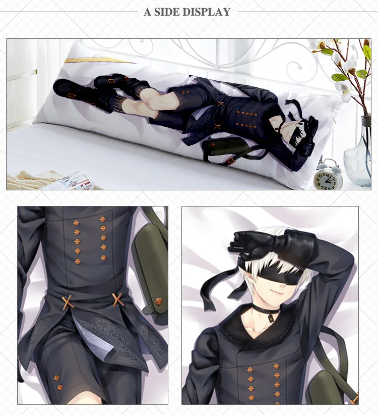 Аниме игра NieR: Automata jorha NO.9 Тип S 9S повязки на глаза версия Dakimakura наволочка для тела чехол для сна объятия чехол для подушки подарок