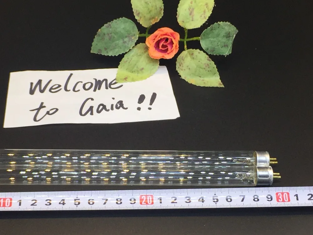 2-pack T5 линейная кварцевая УФ лампа для дезинфекционная трубка бактерицидная