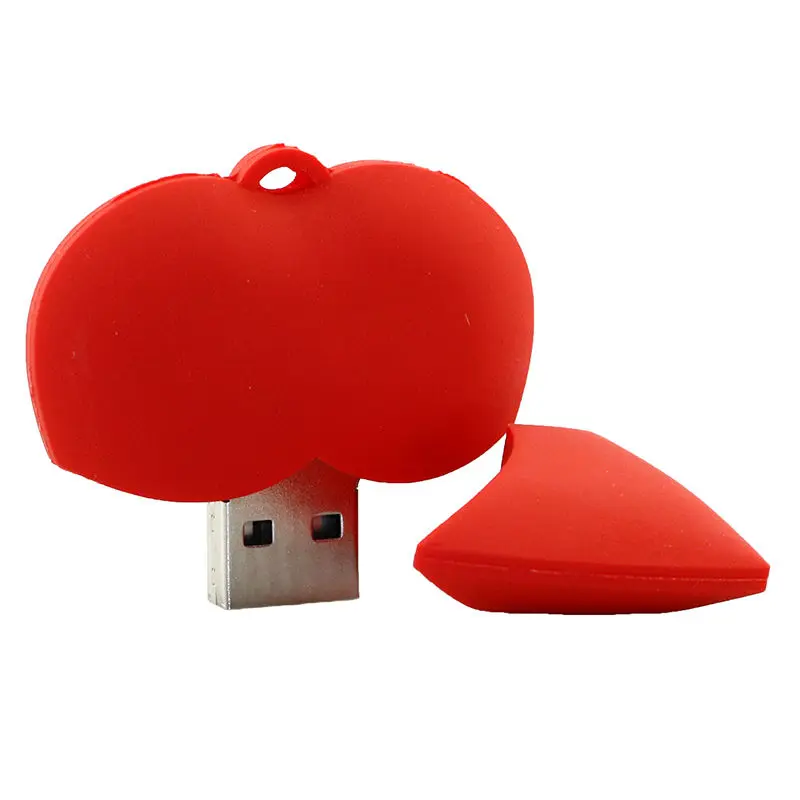 Красное сердце сердца USB флеш-накопитель драйвер 4 ГБ 8 ГБ 16 ГБ 32 ГБ флеш-карта памяти флеш-накопитель U Диск флеш-карта свадебный подарок