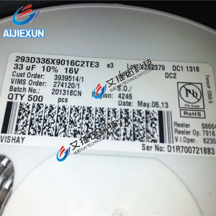 

50 шт 293D336X9016C8TE3 в наличии 100% новый и оригинальный