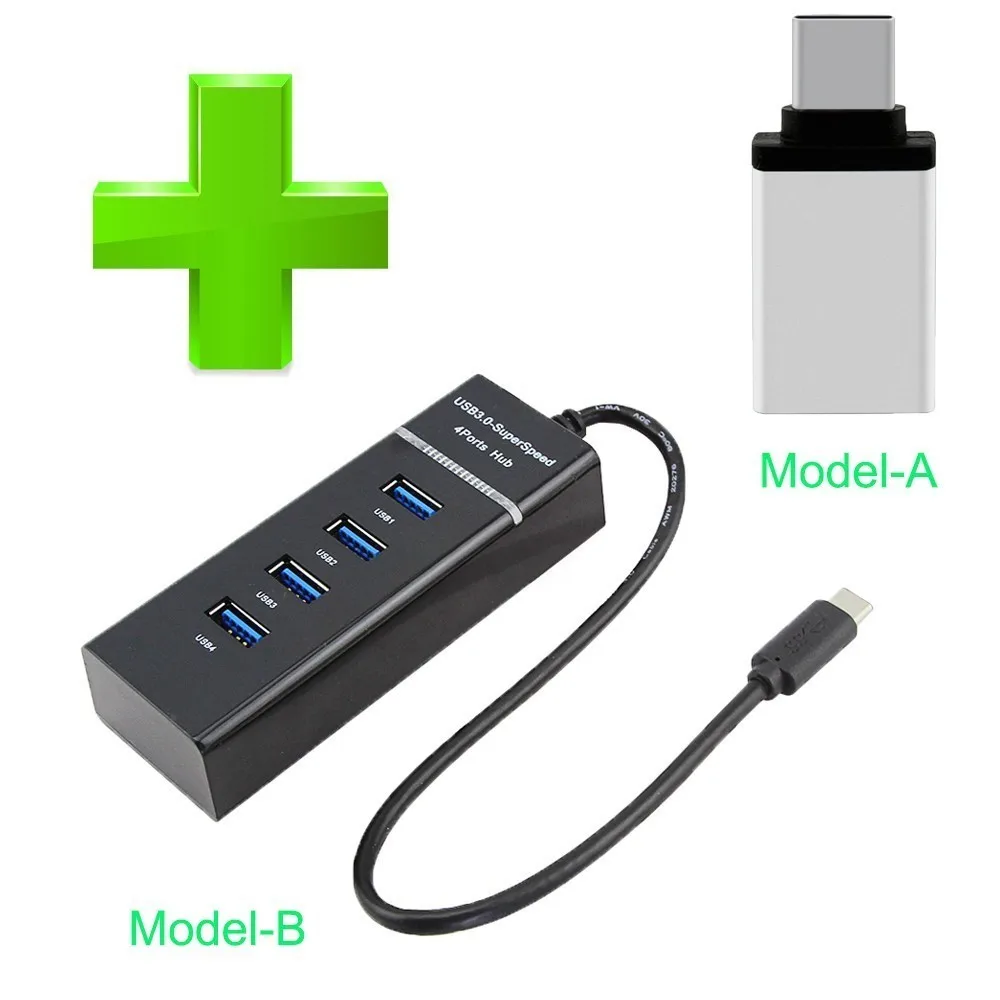 CHYI Multi USB C HUB адаптер для Macbook Pro высокоскоростной 4 портовый usb хаб 3 0 Type OTG Hab