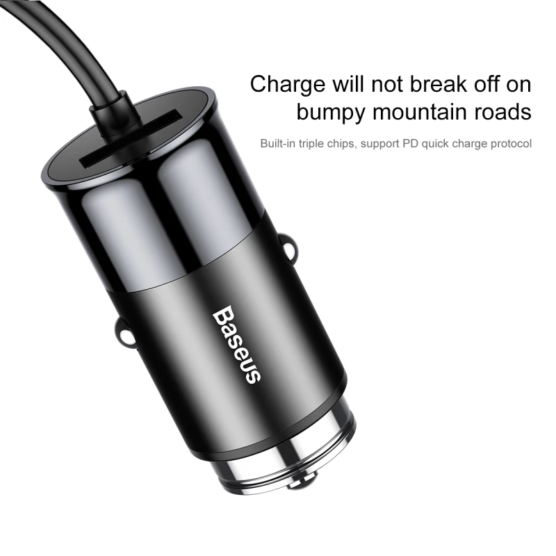 Baseus 4 USB Multiple Expander Car Charger 5.5A Ports Fast Car-Charger Adapter For iPhone Samsung Xiaomi Mobile Phone | Мобильные