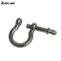 paracord stainless steel bow shackle steel buckle for paracord bracelet steel buckle outdoor survival tools 10 pcslot