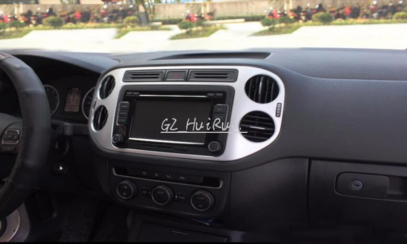 Для Volkswagen vw Tiguan 2010-2015 Кондиционер Вентиляционный декоративная рамка Выход Панель
