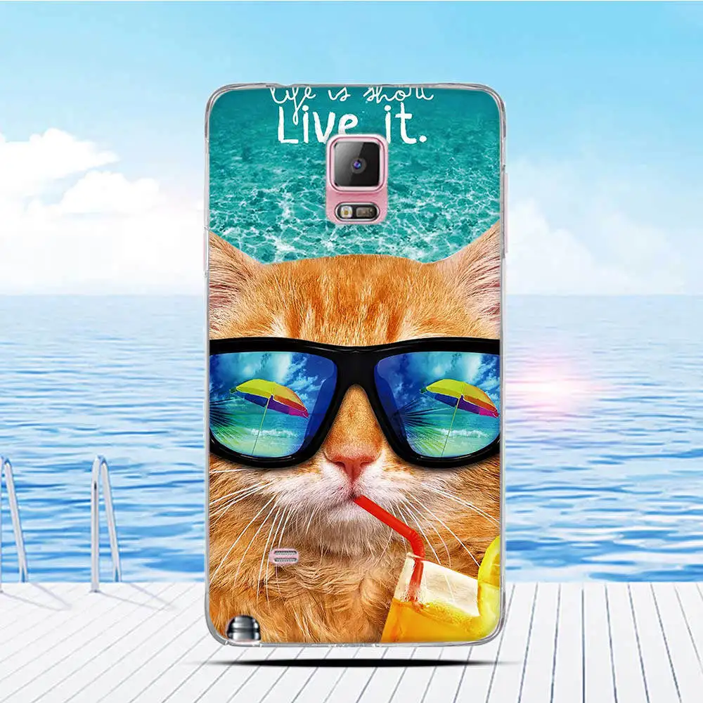 Чехол для Samsung Galaxy Note 4 Note4 N9100 рельефная задняя крышка с 3D рисунком мягкий