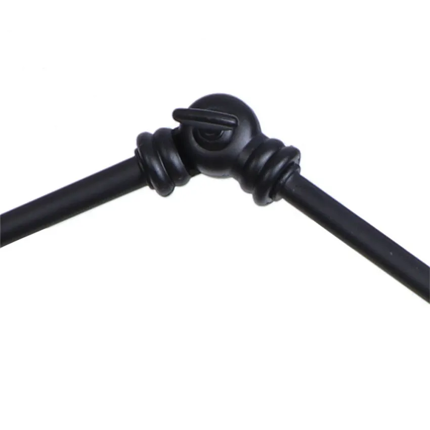 Industrial Three Links Long Arm LED Wall Lamp Loft Decor Retro Sconce Wall Lights Iron Black Telescopic Folding Indoor Lighting