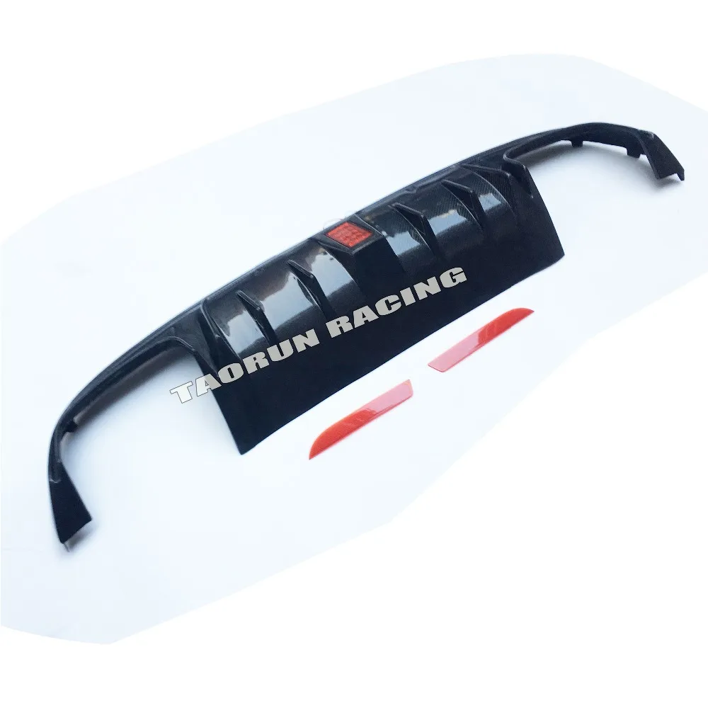 Диффузор для заднего бампера из углеродного волокна B Style Benz W205 Sedan S205 Wagon C180 C200 C300