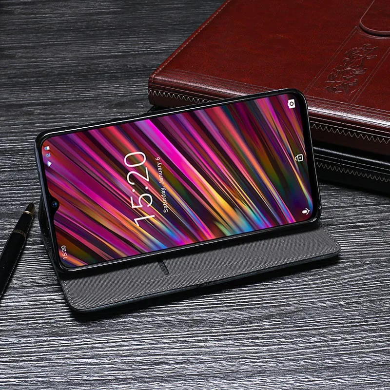 Винтажный Ретро Кожаный чехол для UMIDIGI S3 Pro Роскошный кожаный флип из