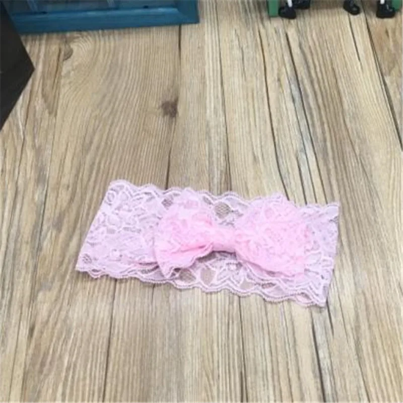 Кружевная лента для волос с большим бантом девочек Повязка на голову Аксессуары