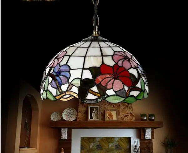 Новый современный подвесной светильник tiffany s лампы в стиле барокко цепочка для