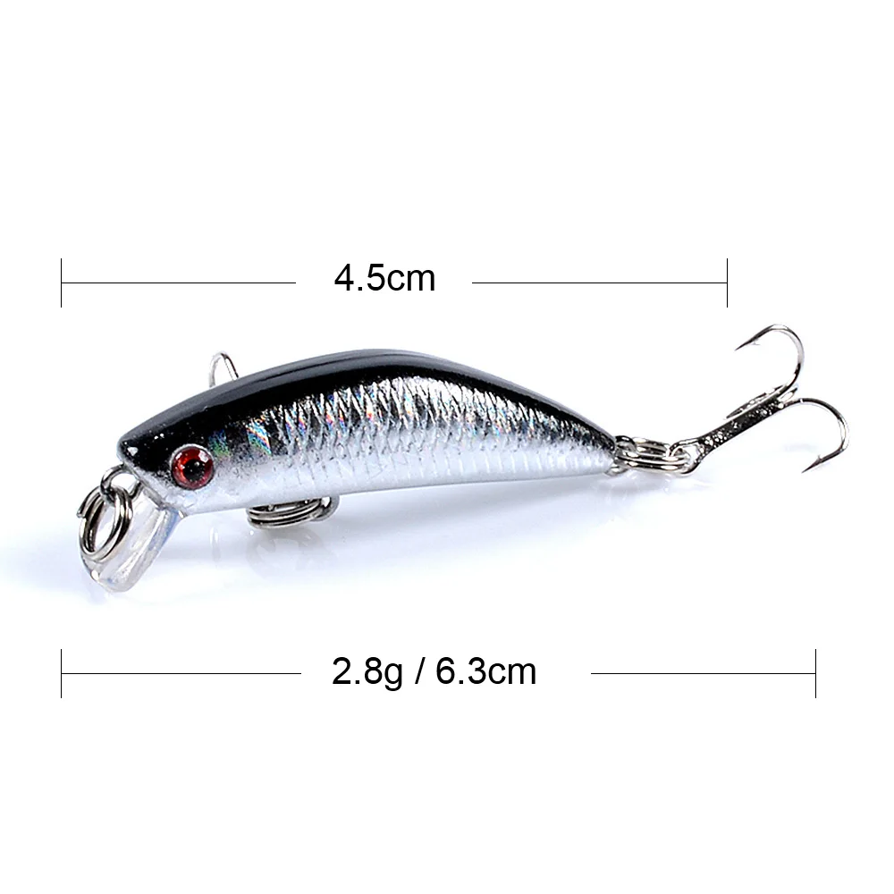 4.5cm Biwvo приманка гольян приманка для морской рыбалки кальмары Джиги Shad Спиннер приманка маленькие рыбы 2,5 см 7,5 см воблер Товары для рыбалки жесткая мишура - Цвет: 4.5cm
