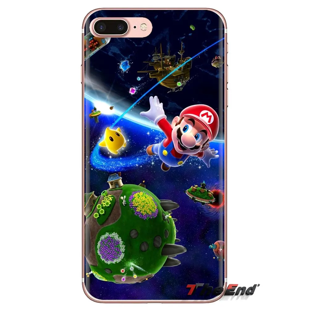 Супер Марио 3D обои для телефона мягкие прозрачные чехлы iPod Touch Apple iPhone 4 4S 5 5S SE 5C 6 6S 7